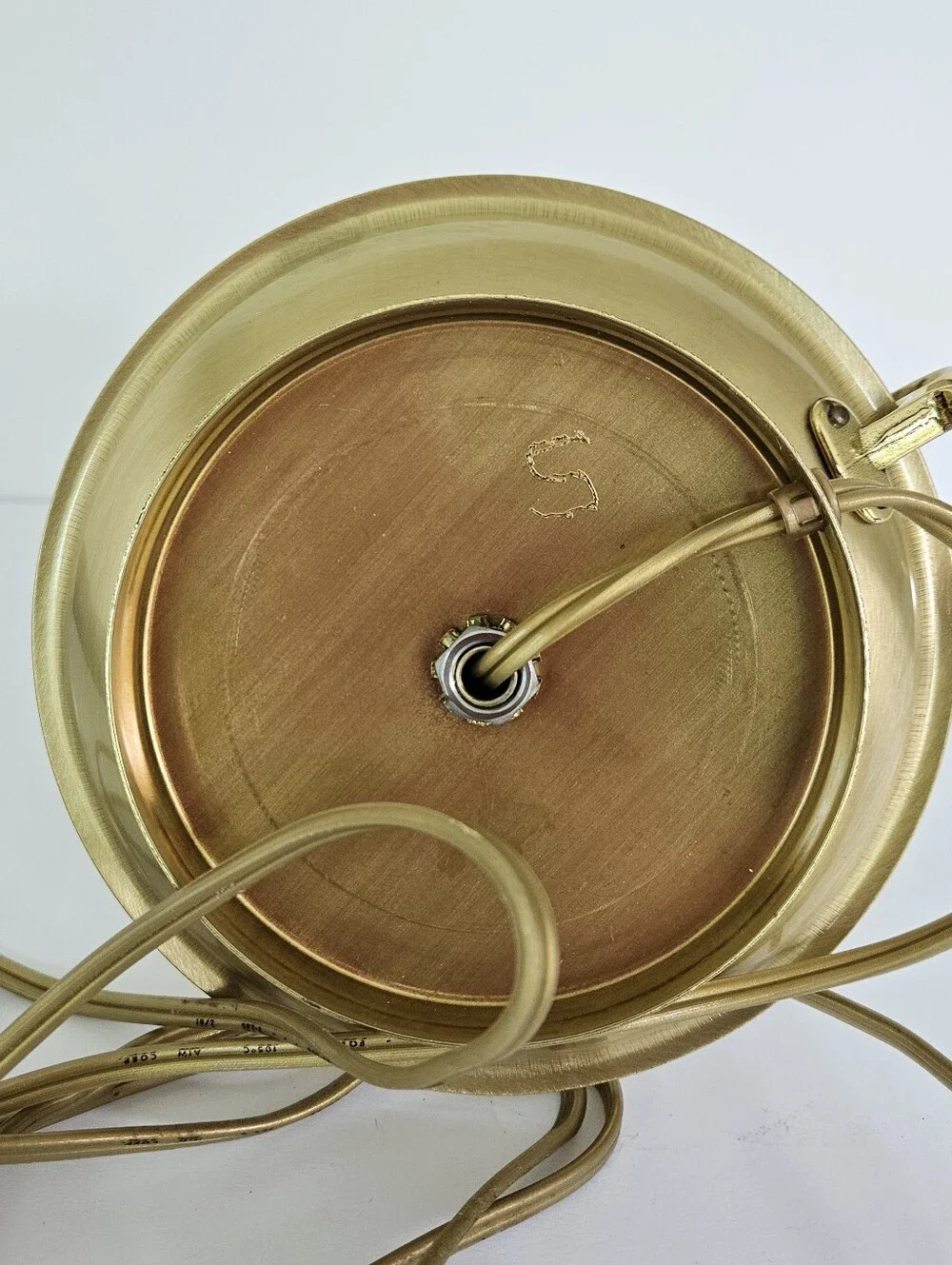 Vintage Brass Hurricane Candle Lamp 10